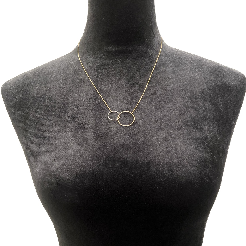 Lana Jewelry 14k Gold Interlocking Circles Necklace